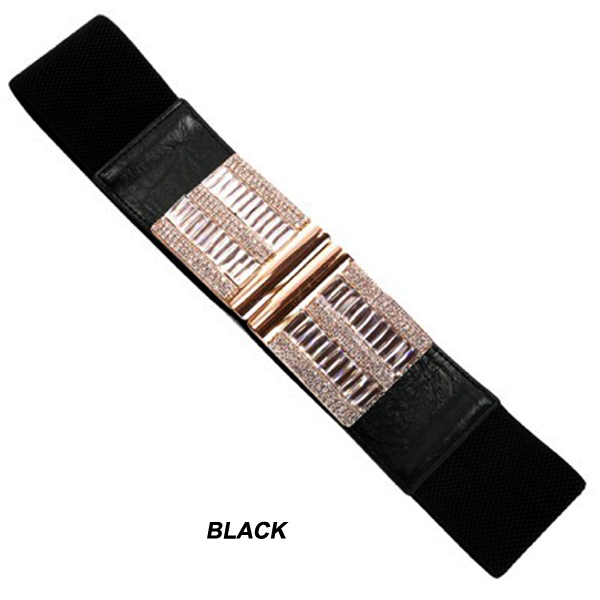 FASHION STONE ELASTIC BELT(BA0002-BT1131)