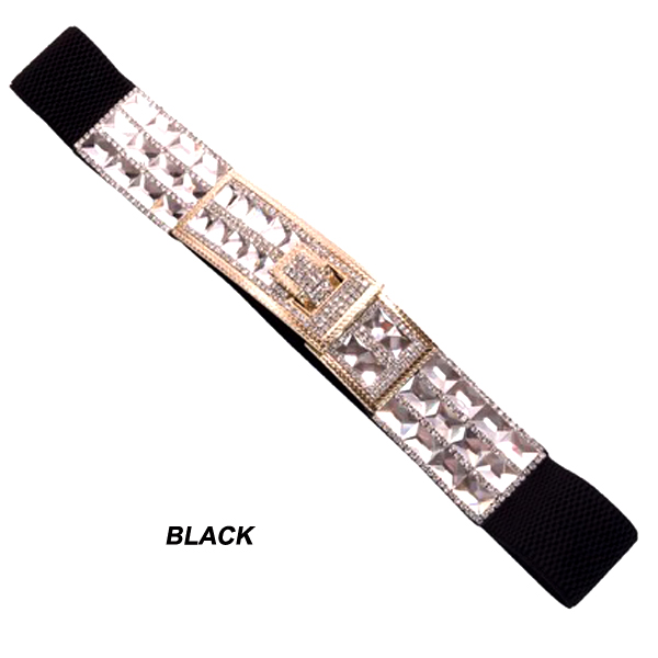 FASHION STONE ELASTIC BELT(BA0003-BT1132)