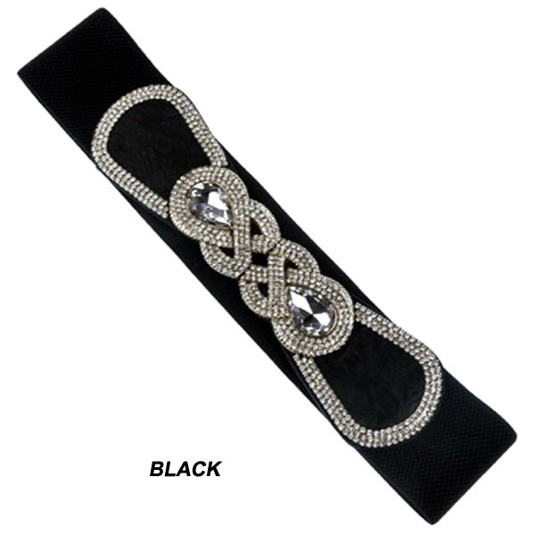 FASHION STONE ELASTIC BELT(BA0004-BT1137)