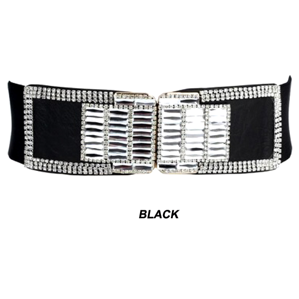 FASHION STONE ELASTIC BELT(BA0005-BT1235)