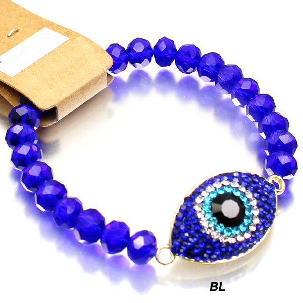 FASHION EVIL EYE BRACELET(BF0253-MB23)