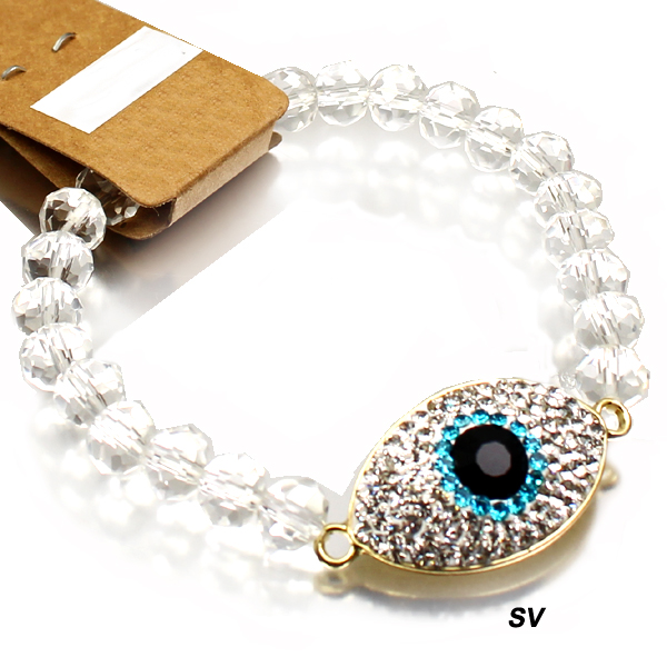 FASHION EVIL EYE BRACELET(BF0253-MB23)