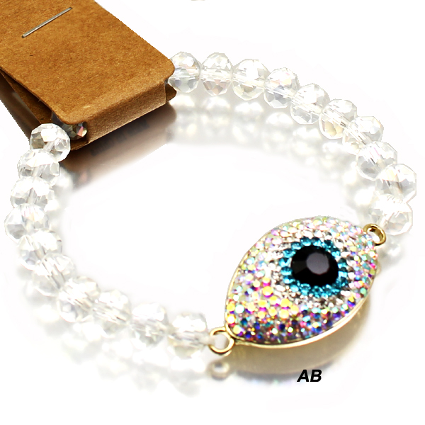 FASHION EVIL EYE BRACELET(BF0253-MB23)