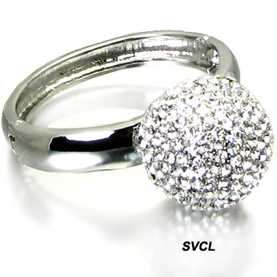 FASHION CRYSTAL BALL BANGLE(BF0277-FC5898)