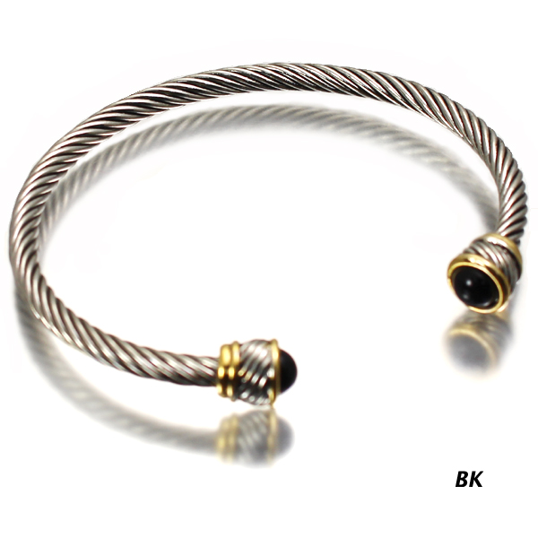 DESIGN ROUND BEAD TT BANGLE(BF0377-B361)