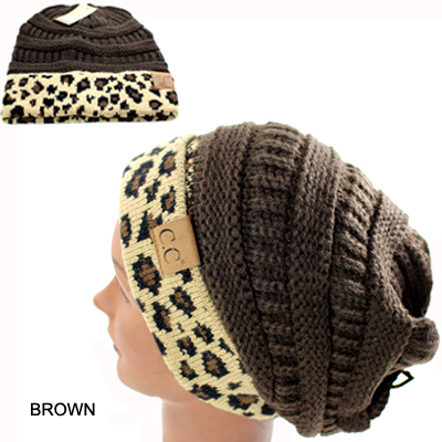 DZ-C.C KINTTED BEANIE W CUFF/LT(CB0007-HAT45)