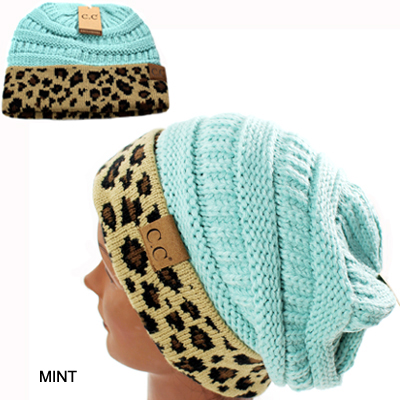 DZ-C.C KINTTED BEANIE W CUFF/LT(CB0007-HAT45)