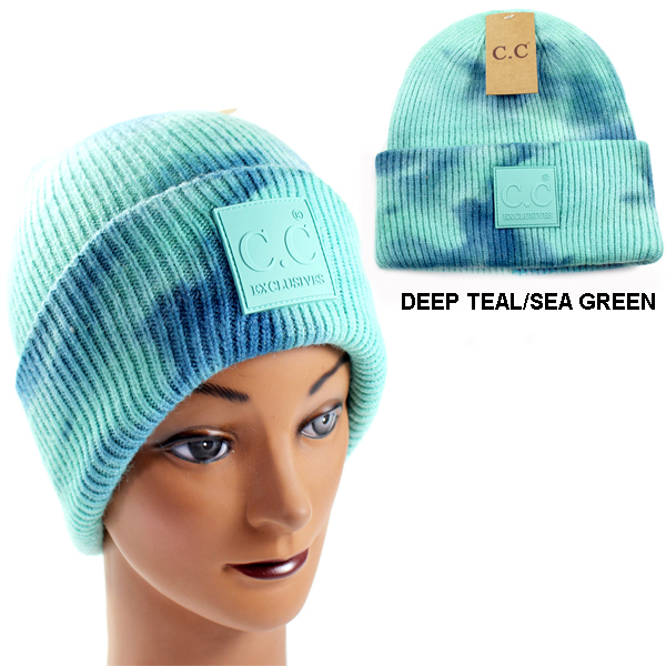 DZ-C.C TIE DYE BEANIE W RUBBER(CB0025-HET7380)