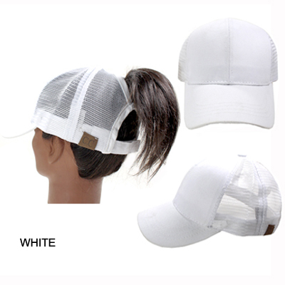 C.C PONY CAP WITH MESH(CC0001-BT4)