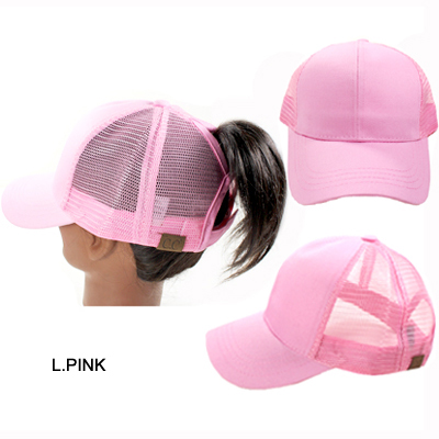 C.C PONY CAP WITH MESH(CC0001-BT4)