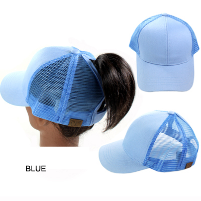 C.C PONY CAP WITH MESH(CC0001-BT4)