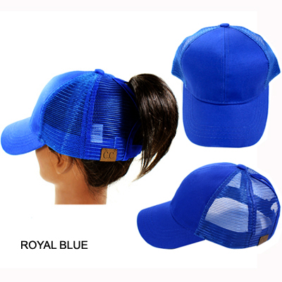 C.C PONY CAP WITH MESH(CC0001-BT4)