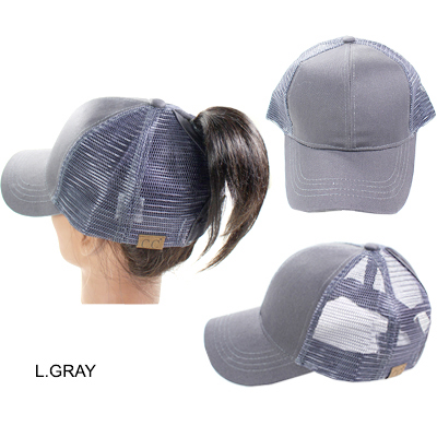 C.C PONY CAP WITH MESH(CC0001-BT4)