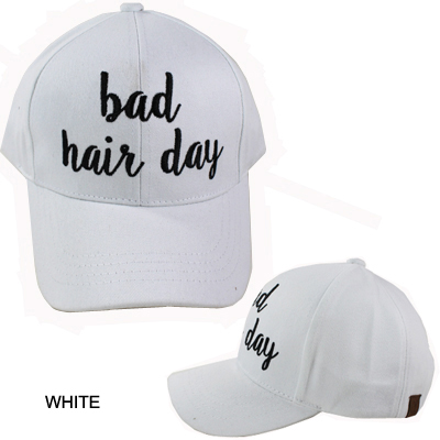 C.C EMBROIDERED CAP/BED HAIR DAY(CC0002-BA2017)