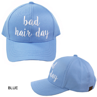 C.C EMBROIDERED CAP/BED HAIR DAY(CC0002-BA2017)