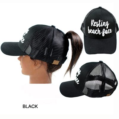 C.C PONY W/3D EMBROIDERED CAP/HELLO SUNSHINE(CC0015-BT10)