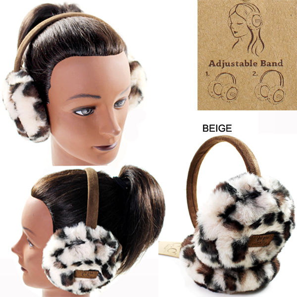 DZ-C.C LEOPARD PRINT EARMUFFS(CE0002-EM2364)