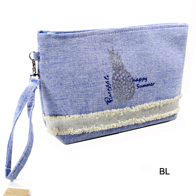 BEACH BAG POUCH GLITTER PINEAPPLE(CH0004-MP0015)