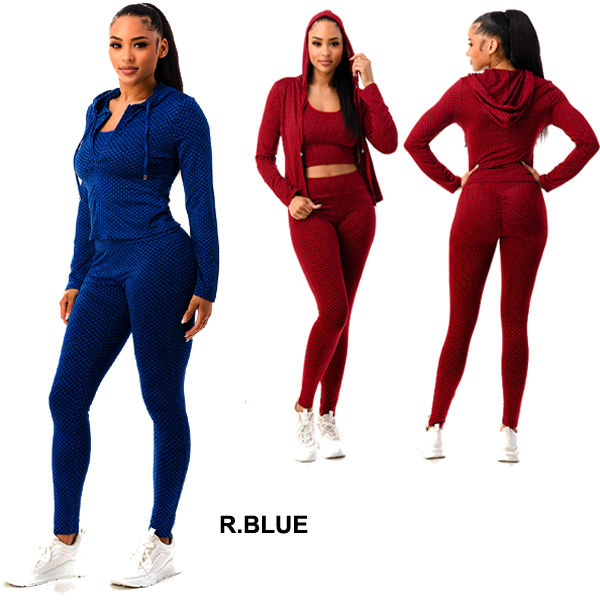 6PC-3PC SET TANK TOP /HOODIE/LEGGINGS(CLA0076-SET9645)