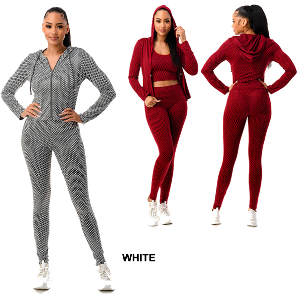 6PC-3PC SET TANK TOP /HOODIE/LEGGINGS(CLA0076-SET9645)