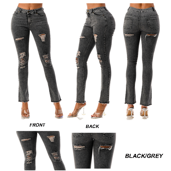 6PC-FASHION STRAIGHT JEAN(CLA0085-PDM9548)