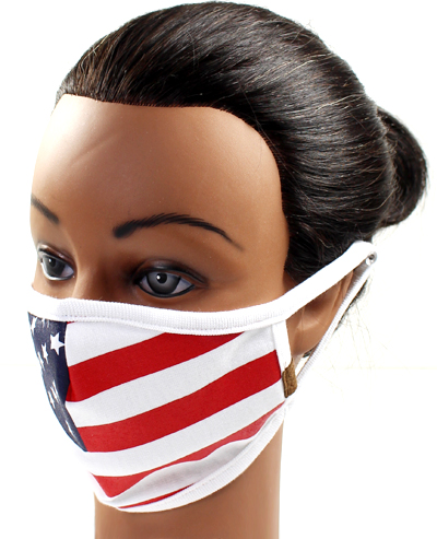 DZ-C.C FASHION USA FLAG PRINT MASK(CM0001-MASK4)