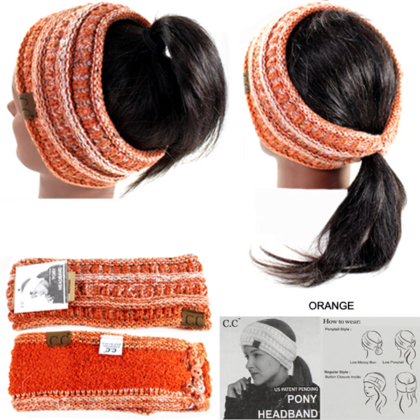 DZ-C.C OMBRE RIBBED PONYTAIL H/BAND(CW0007-HB817)