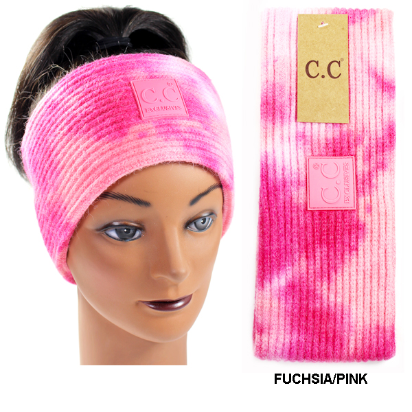 DZ-C.C TIE DYE HEADWRAP W RUBBER(CW-HW7380)