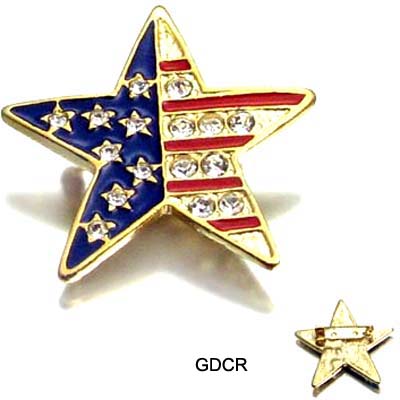 DZ-AMERICAN FLAG PIN(DP0002-FC6)