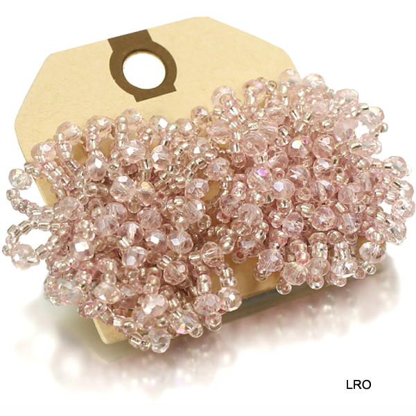 SEED BEAD FLOWER STUD ER(EF0121-26200)