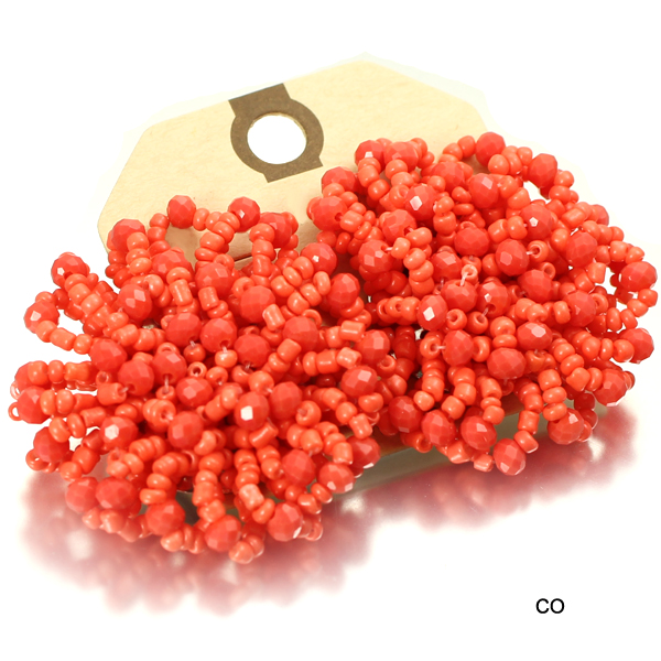 SEED BEAD FLOWER STUD ER(EF0121-26200)