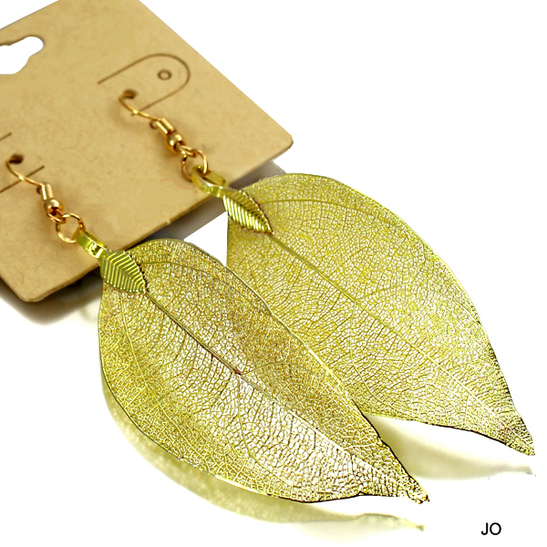 NATURAL LEAF FISH HOOK ER(EF0123-24468)