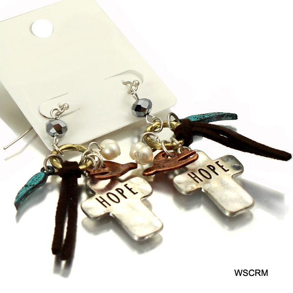 CROSS HOPE CHARM SUEDE TASSEL ER(EF0127-CE0901)