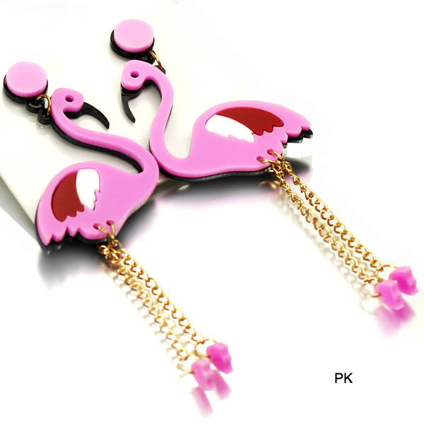 FASHION FLAMINGO ER(EF0170-CERL124)