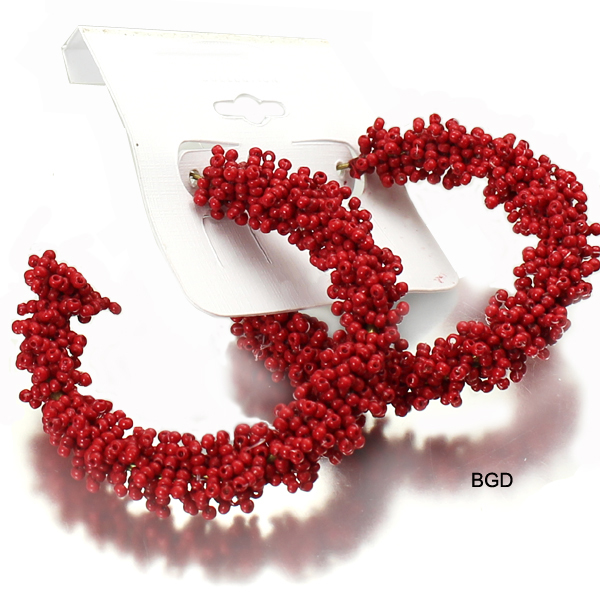 FASHION SEED BEAD ER(EF0179-AE2407)