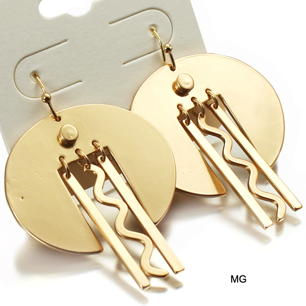 FASHION METALLIC BRASS ER(EF0192-AE1970)