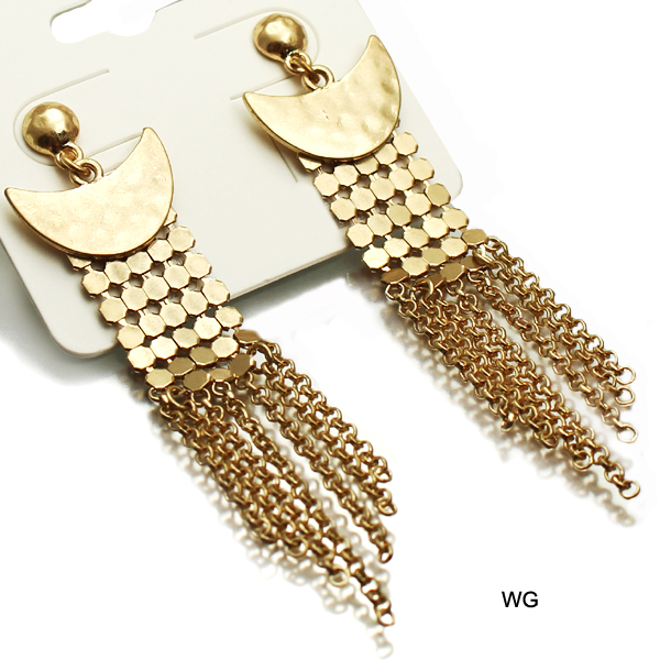 FASHION METALLIC CHAIN ER(EF0196-AE2040)