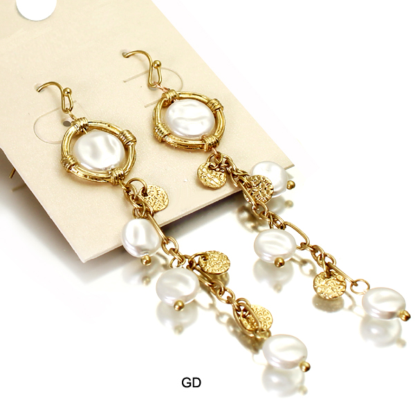 FISH HOOK PEARL ER(EF0238-HE1510-1)