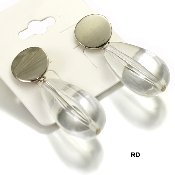 FASHION LUCITE METAL ER(EF0452-AE2297)