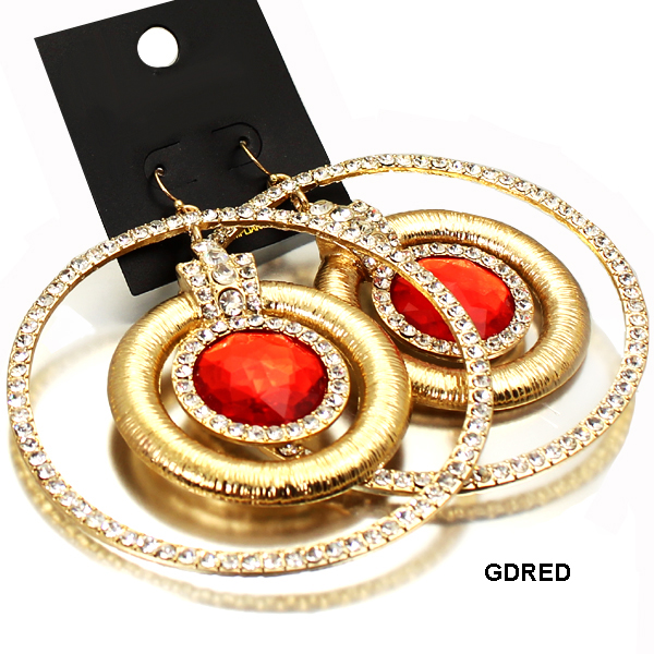 FASHION ART DECO PAIR ER80MM(EF0484-OE1031)