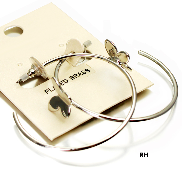 FASHION BUTTERFLY HOOP 2"ER(EF0513-HE1953)