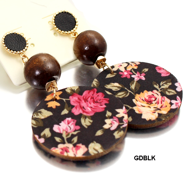 FASHION WOOD W BALL ER(EF0528-ME20166)