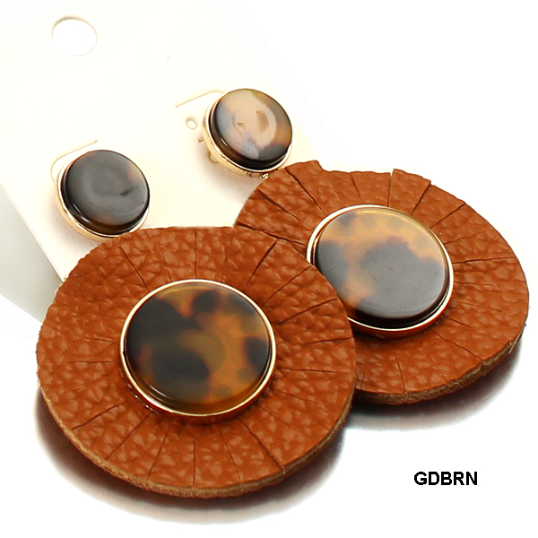FASHION LEATHER W WOOD ER(EF0536-HE4805)