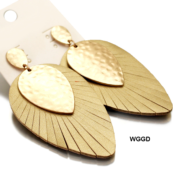 FASHION LEATHER W WOOD ER(EF0554-HE4808)