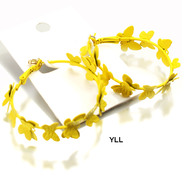 FASHION COLOR COATED HOOP ER1.5"(EF0638-RE7534)