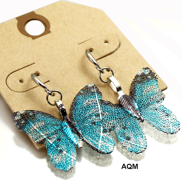 FILIGREE BUTTERFLY FISH HOOK ER(EF0649-26749)