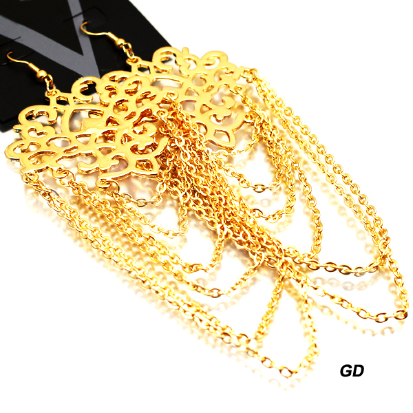 FASHION FRINGE CHAIN ER(EF0836-YE2043)