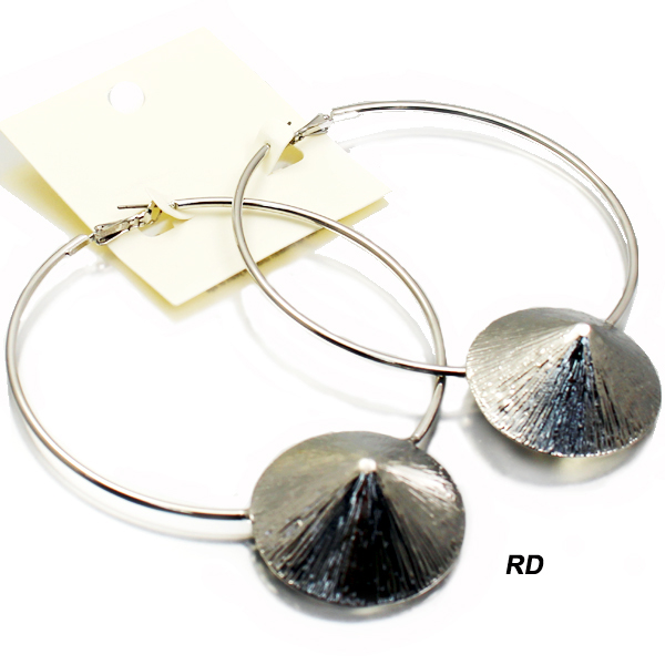 FASHION HOOP CORN METAL ER3"(EF0858-OE1057)