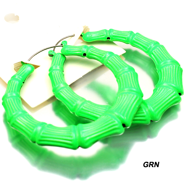 FASHION NEON COLOR 60MM HOOP RT(EF0890-KE3267)