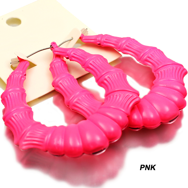 FASHION NEON COLOR 70MM HOOP ER(EF0891-KE3279)